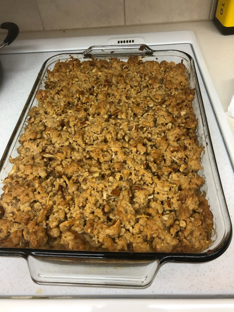 Praline Yams and Apples With Love From Mom